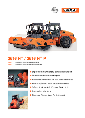 Walzenzüge Hamm 3516 HT-P