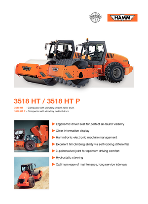 Walzenzüge Hamm 3518 HT-V