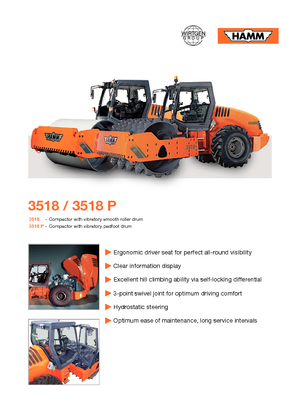 Walzenzüge Hamm 3518 P