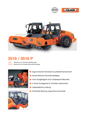 Walzenzüge Hamm 3518 P