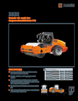 Walzenzüge Hamm 3520