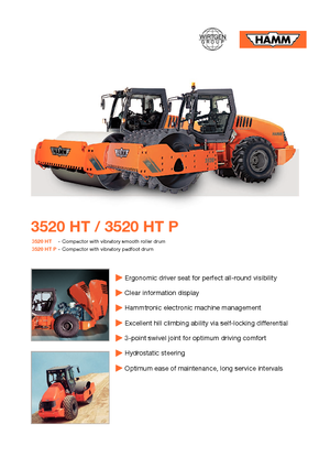 Walzenzüge Hamm 3520 HT-V