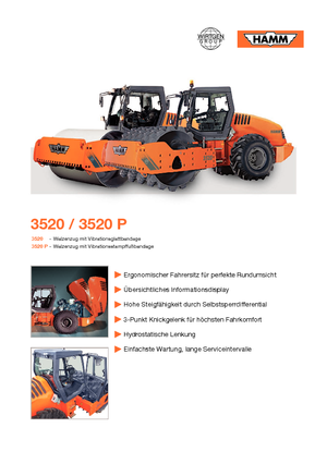 Walzenzüge Hamm 3520 P