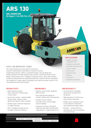 Walzenzüge Ammann ARS 130 PD