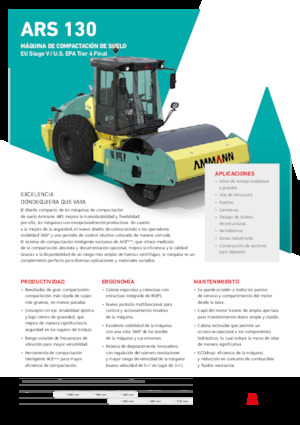 Walzenzüge Ammann ARS 130 PD