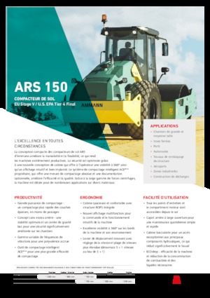 Walzenzüge Ammann ARS 150