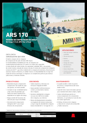 Walzenzüge Ammann ARS 170