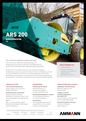 Walzenzüge Ammann ARS 200