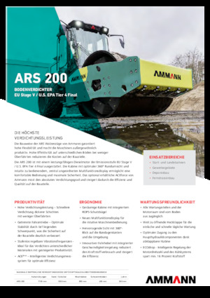 Walzenzüge Ammann ARS 200