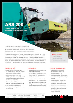 Walzenzüge Ammann ARS 200
