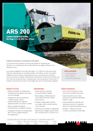 Walzenzüge Ammann ARS 200
