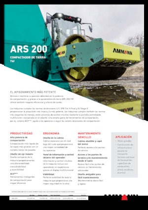 Walzenzüge Ammann ARS 200