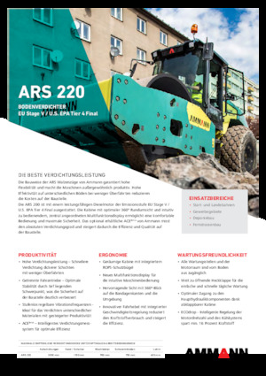 Walzenzüge Ammann ARS 220 PD