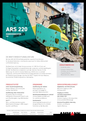 Walzenzüge Ammann ARS 220