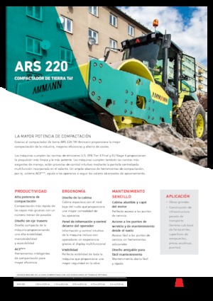 Walzenzüge Ammann ARS 220