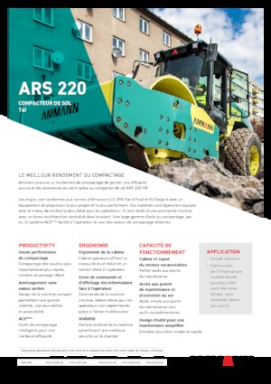 Walzenzüge Ammann ARS 220