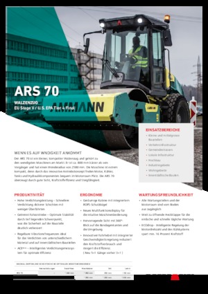 Walzenzüge Ammann ARS 70