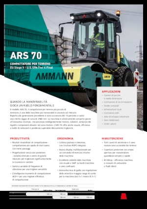 Walzenzüge Ammann ARS 70