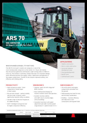 Walzenzüge Ammann ARS 70 PD