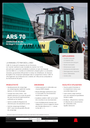 Walzenzüge Ammann ARS 70 PD