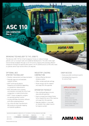 Walzenzüge Ammann ASC 110 D