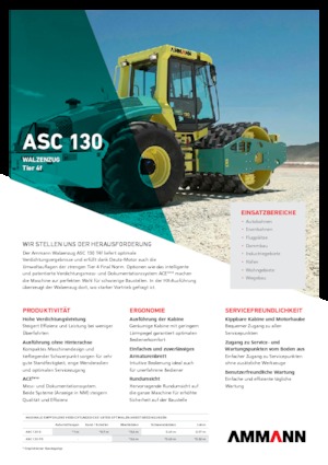 Walzenzüge Ammann ASC 130 D