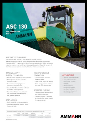 Walzenzüge Ammann ASC 130 D