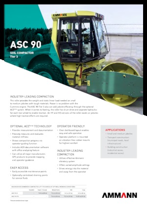 Walzenzüge Ammann ASC 90 HAT