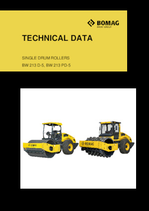 Walzenzüge Bomag BW 213 PD-5