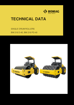 Walzenzüge Bomag BW 216 PD-40