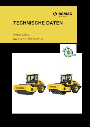 Walzenzüge Bomag BW 216 PD-5