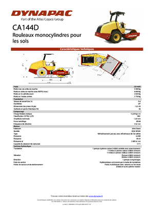 Walzenzüge Dynapac CA 144 D