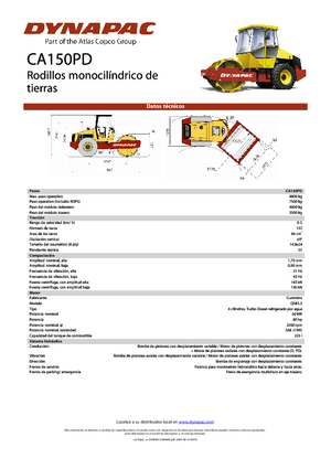 Walzenzüge Dynapac CA 150 PD