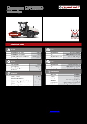 Walzenzüge Dynapac CA 1500 D