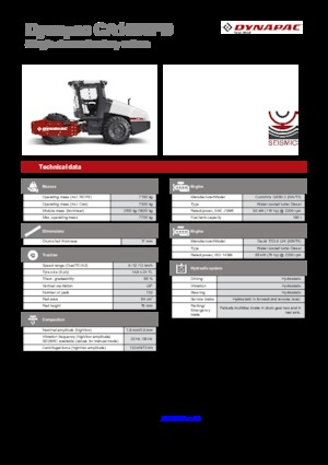 Walzenzüge Dynapac CA 1500 PD
