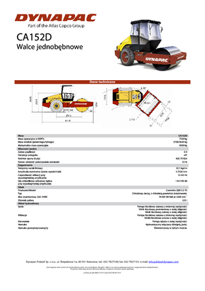 Walzenzüge Dynapac CA 152 D