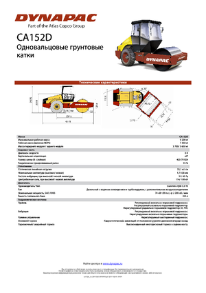 Walzenzüge Dynapac CA 152 D