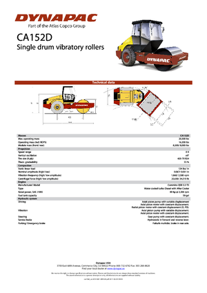Walzenzüge Dynapac CA 152 D
