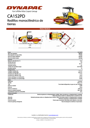 Walzenzüge Dynapac CA 152 PD