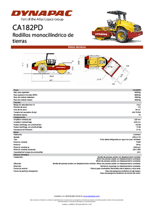 Walzenzüge Dynapac CA 182 PD