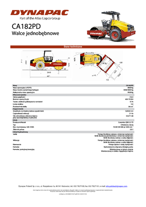 Walzenzüge Dynapac CA 182 PD