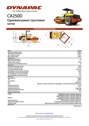 Walzenzüge Dynapac CA 250 D