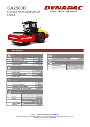 Walzenzüge Dynapac CA 2500 D