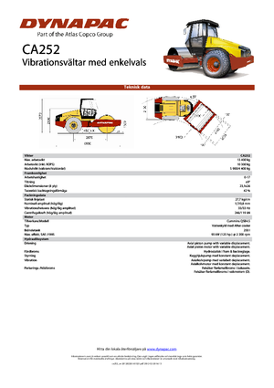 Walzenzüge Dynapac CA 252