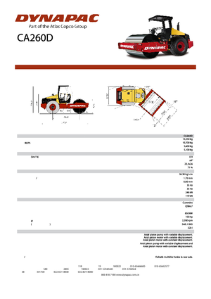 Walzenzüge Dynapac CA 260 D