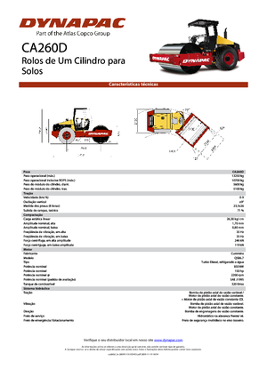 Walzenzüge Dynapac CA 260 D
