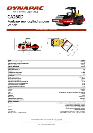 Walzenzüge Dynapac CA 260 D