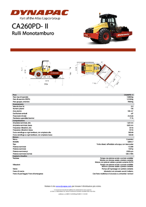 Walzenzüge Dynapac CA 260 PD-II