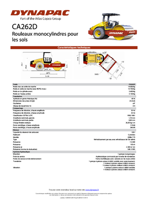Walzenzüge Dynapac CA 262 D
