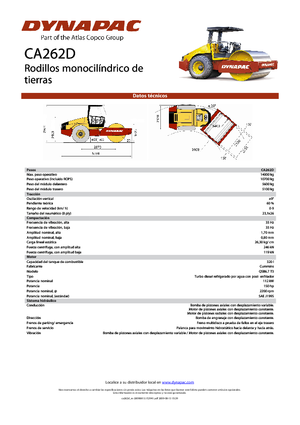 Walzenzüge Dynapac CA 262 D